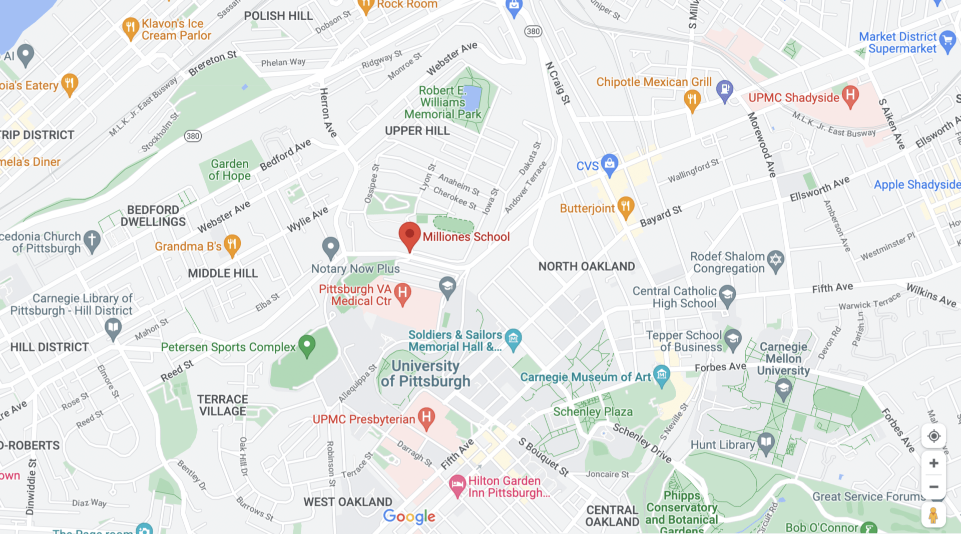 Milliones - Map Image